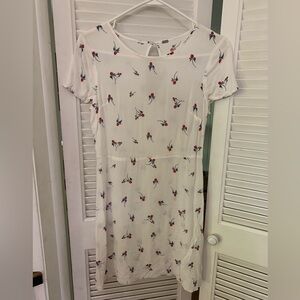 Free People sheer mini dress